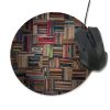 3 PCS Retro Map Round Mouse Pad Game Office Non-Slip Mat, Specification: Not Overlocked 200 x 200mm (Pattern 2)