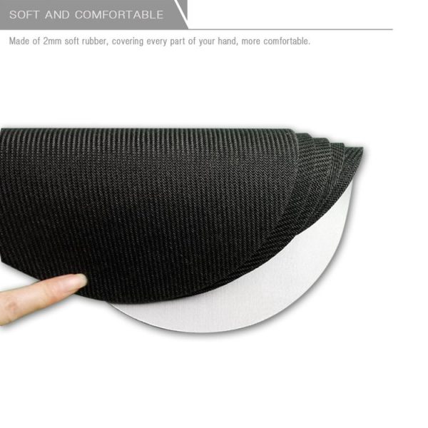 3 PCS Retro Map Round Mouse Pad Game Office Non-Slip Mat, Specification: Not Overlocked 220 x 220mm (Pattern 3) - Image 4