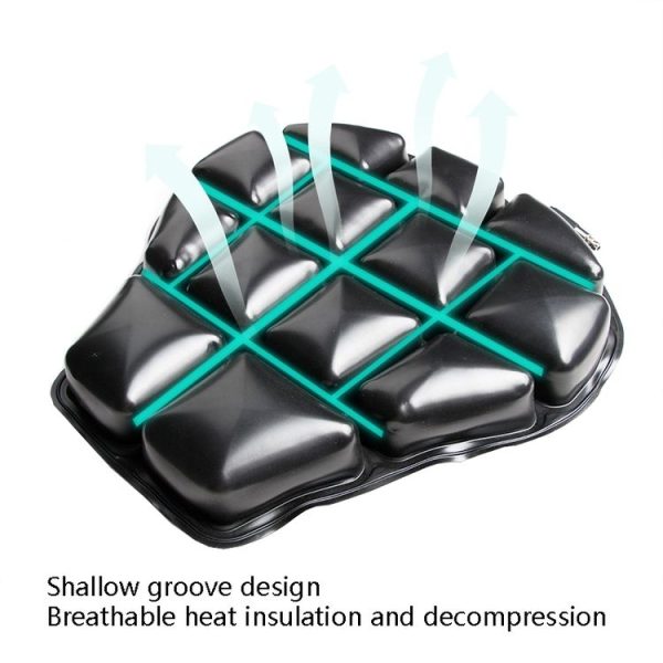 MTZT1009 Motorcycle Inflatable Cushion Cover 3D Airbag Anti-Slip Shock Absorption Air Seat Pad, Size: M - Image 4