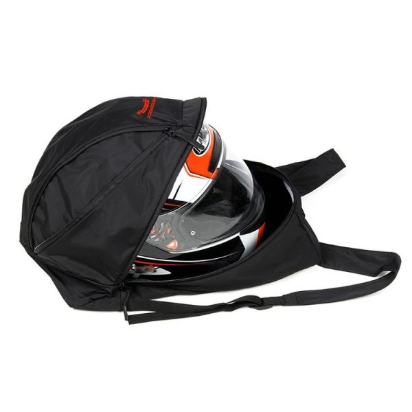 MESOROCK MTXB1015 Motorcycle Riding Helmet Bag Nylon Waterproof Backpack (Black) - Image 2