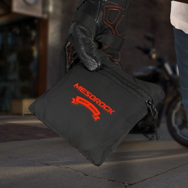 MESOROCK MTXB1015 Motorcycle Riding Helmet Bag Nylon Waterproof Backpack (Black) - Image 6