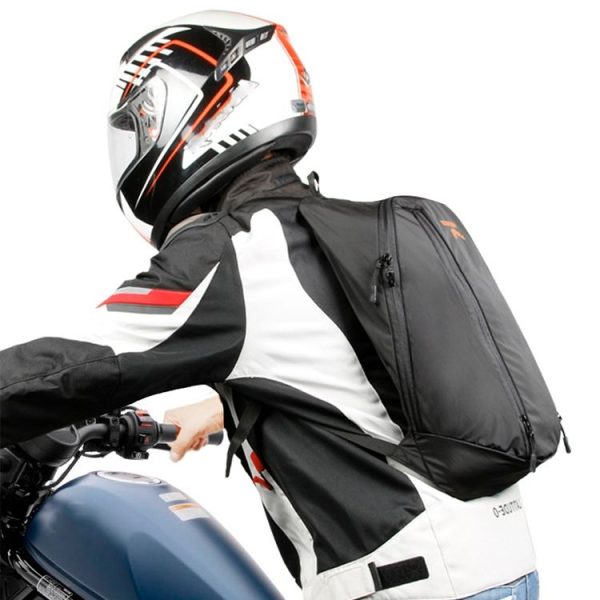 MESOROCK MTXB1015 Motorcycle Riding Helmet Bag Nylon Waterproof Backpack (Black) - Image 7