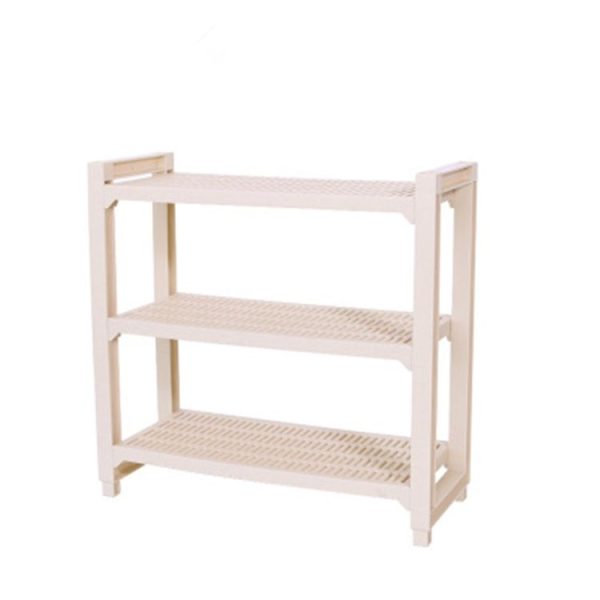 Kitchen Spice Multi-function Rack Adjustable Seasoning Bottle Storage Rack Bathroom Shelf Triple Layer (Khaki) - Image 2
