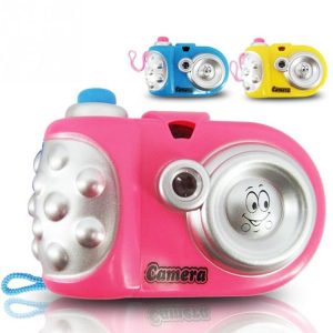 3 PCS Mini Cartoon SLR Camera Kaleidoscope Children Gift Fun Toy, Random Color