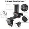 HMT070 Vehicle Instrument Table Mobile Phone Bracket With Parking Card Sun Visor Navigation Bracket, Style: Clip - Image 4