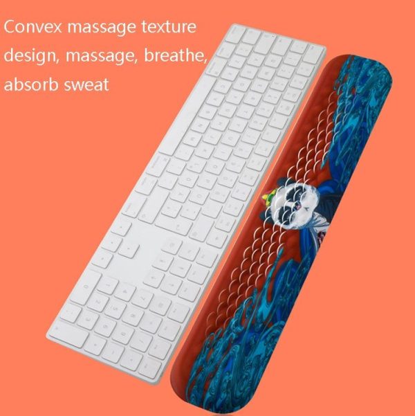 Panda Pattern Memory Cotton Slow Rebound Keyboard Hand Rest Computer Handguard Wrist Rest, Style: Single Hand - Image 6