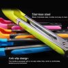 Kitchen Silicone Cooking Salad Stainless Steel Handle Food Clip (Blue) - Image 7