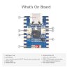 Waveshare 2.4GHz ESP32-C3 Mini Development Board, Based ESP32-C3FN4 Single-core Processor without Header - Image 8
