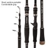 Carbon Telescopic Luya Rod Short Section Fishing Throwing Rod, Length: 3.0m (Straight Handle) - Image 3