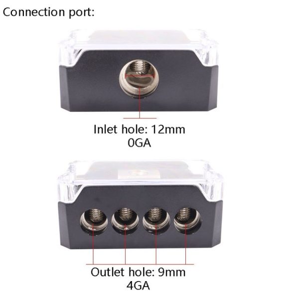 Car Audio Power Amplifier One Point Four Junction Box Hub Splitter (DB29) - Image 4