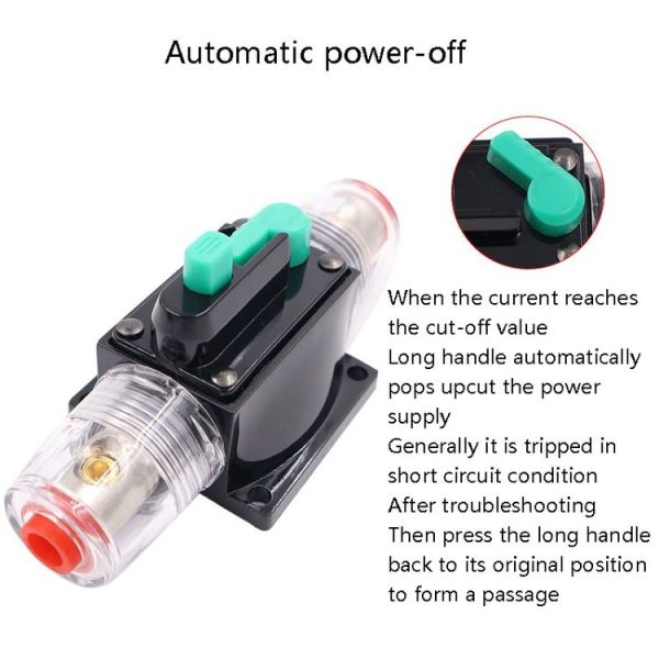 CB9 Car Audio Insurance RV Yacht Circuit Breaker Switch Short Circuit Overload Protection Switch, Specification: 30A - Image 7