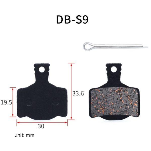 3 Pairs Mountain Bike Semi-Metallic Brake Pads M355 Oil Disc BB5 Resin Disc Brakes, Bagged (DB-S9) - Image 2