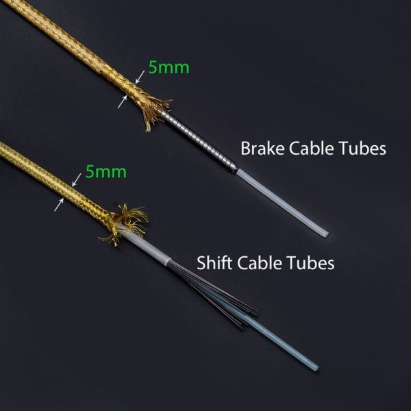 TRLREQ ZH209 Mountain Road Car Bicycle 5mm Braided Tube, Style: 3m Variable Speed (Golden) - Image 3