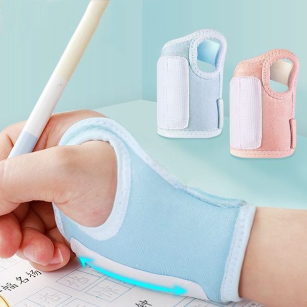 Pen-Holding Posture Wrist Correction Belt Primary School Students Writing Anti-Hook Wrist Corrector, Size: S (Pink) - Image 2