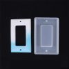 Crystal Epoxy Mirror Porous Socket Button Data Line Switch Panel Silicone Mold, Specification: Style Two - Image 2