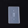 Crystal Epoxy Mirror Porous Socket Button Data Line Switch Panel Silicone Mold, Specification: Style Three