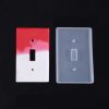 Crystal Epoxy Mirror Porous Socket Button Data Line Switch Panel Silicone Mold, Specification: Style Three - Image 2