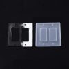 Crystal Epoxy Mirror Porous Socket Button Data Line Switch Panel Silicone Mold, Specification: Style Four - Image 2