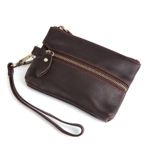 Waist-Hanging Hand-Held Leisure Key Case Multi-Function Coin Purse (Chocolate) - Image 2