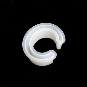 C Type Bracelet Half-Opening Mould DIY Crystal Epoxy Silicone Mould (MD1005)