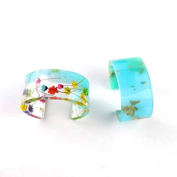 C Type Bracelet Half-Opening Mould DIY Crystal Epoxy Silicone Mould (MD1005) - Image 4