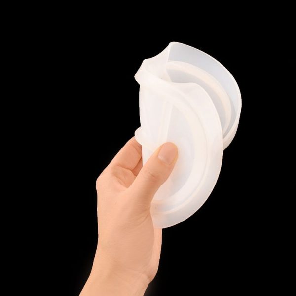 Oval Dish Silicone Mold DIY Crystal Glue Storage Box Mold (MD3706) - Image 4