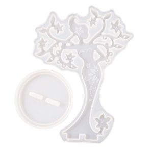 Jewelry Storage Rack Mold DIY Ornaments Epoxy Mold (MD3717 + MD3718)