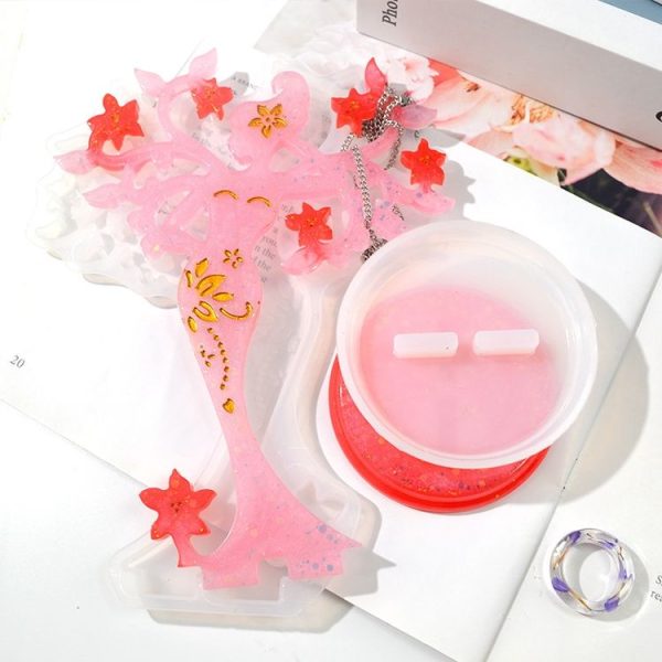 Jewelry Storage Rack Mold DIY Ornaments Epoxy Mold (MD3717 + MD3718) - Image 4
