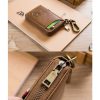 BULL CAPTAIN 474 Multifunctional Leather Coin Purse Hanging Waist Anti-Brush Key Bag, Colour: Blue - Image 7