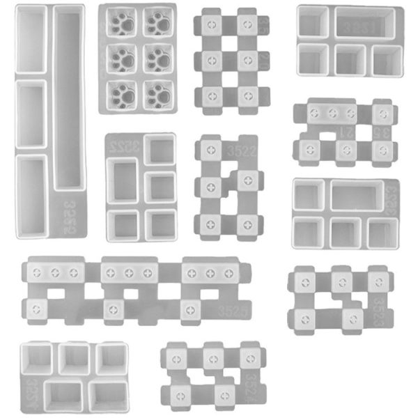 2 PCS DIY Keycap Silicone Mold OEM Mechanical Keyboard Silicone Mold, Style: MD3521 - Image 3