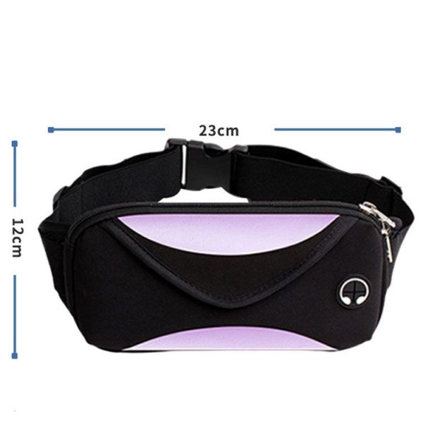 Outdoor Sports Waist Bag Anti-Lost Mobile Phone Bag Running Riding Multifunctional Water Bottle Bag (Sky Blue) - Image 3