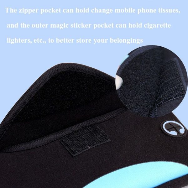 Outdoor Sports Waist Bag Anti-Lost Mobile Phone Bag Running Riding Multifunctional Water Bottle Bag (Sky Blue) - Image 6