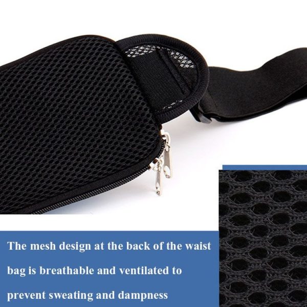Outdoor Sports Waist Bag Anti-Lost Mobile Phone Bag Running Riding Multifunctional Water Bottle Bag (Sky Blue) - Image 7