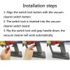 2 PCS HJ-PJ-0046 Vacuum Cleaner Accessories Switch Buckle Retainer For Dyson V6 / V7 / V8 / V10 / V11 - Image 5