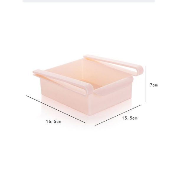 TM15010 Refrigerator Pull-Free Storage Box Drawer Egg Storage Freezer Box (Pink) - Image 3
