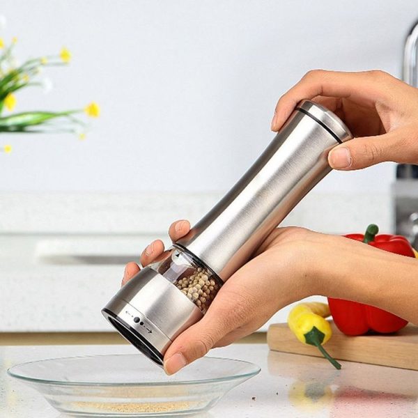 JE0318 Stainless Steel Manual Multi-Purpose Pepper Grinder Kitchen Cooking Tools - Image 8