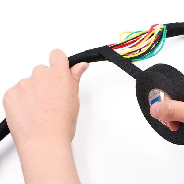 Automotive Wiring Harness Flannel Tape High Temperature Resistant And Waterproof Wire And Cable Insulation Tape, Size: 15mm x 15m - Image 5