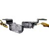 2pcs C-071 Motorcycle Modified LED Turn Signal Handlebar Turn Indicator (Black) - Image 3
