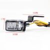 2pcs C-071 Motorcycle Modified LED Turn Signal Handlebar Turn Indicator (Black) - Image 4