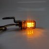 2pcs C-071 Motorcycle Modified LED Turn Signal Handlebar Turn Indicator (Black) - Image 5