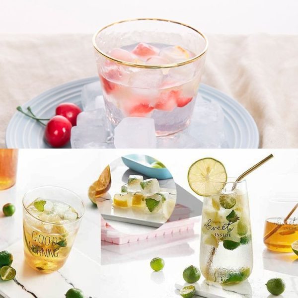 Creative 24 Grid Silicone Ice Tray Home Large Ice Cube Mold Ice Box with Lid (Mint Green) - Image 8