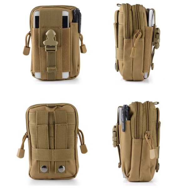 LT-02 Casual Multifunctional Messenger Belt Bag with Shoulder Strap (Army Green) - Image 3