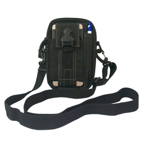 LT-02 Casual Multifunctional Messenger Belt Bag with Shoulder Strap (Army Green) - Image 4