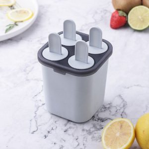 Summer DIY Creative Popsicle Ice Cream Mould Ice Box (Blue)