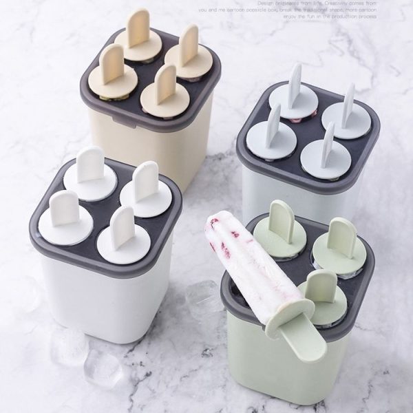 Summer DIY Creative Popsicle Ice Cream Mould Ice Box (Blue) - Image 2