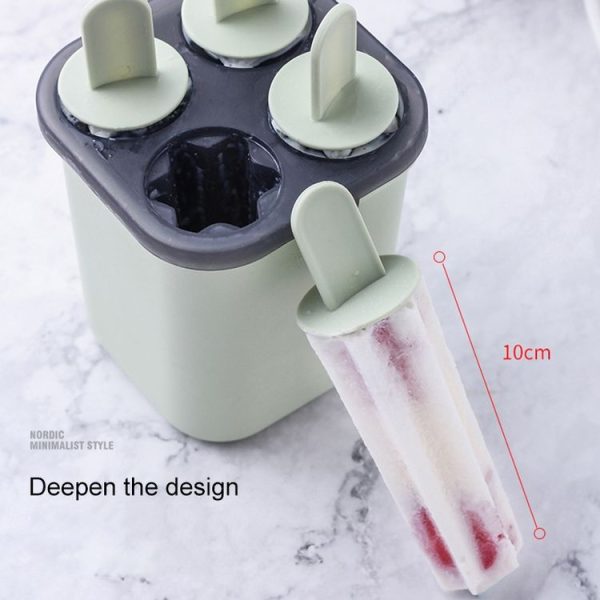 Summer DIY Creative Popsicle Ice Cream Mould Ice Box (Blue) - Image 4