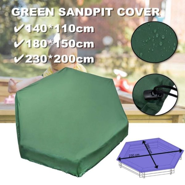 210D Oxford Cloth Hexagonal Bunker Cover UV-Proof Dust-Proof And Waterproof Toy Cover, Size: 140x110cm (Green) - Image 7