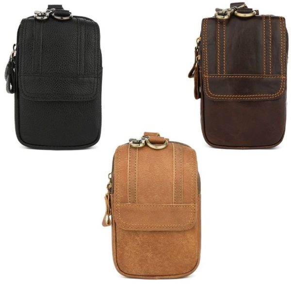 6385 Men Outdoor Sports Belt Hanging Multifunctional Waist Bag (Coffee) - Image 2