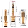 3 PCS Car Wash High Pressure Copper Straight Sprinkler House Garden Wishing Ground Sprinkler, Specification: Pacifier - Image 3