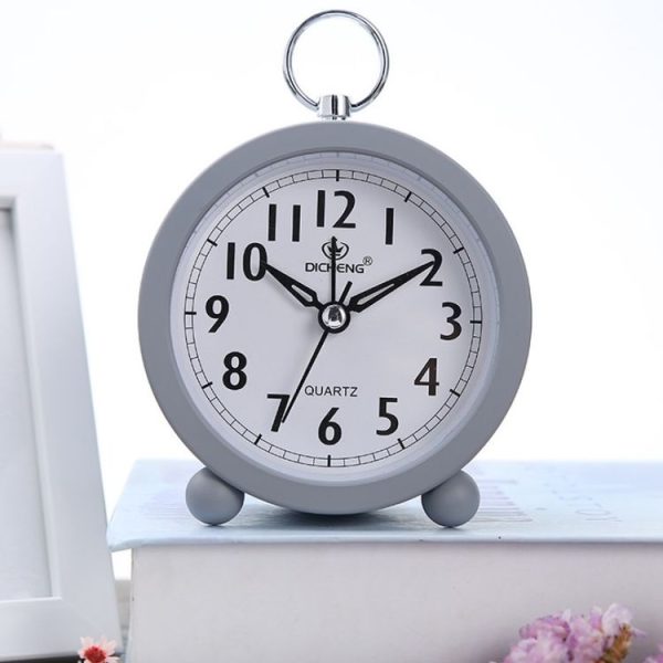 Office Home Round Alarm Clock Student Watch Gift (Red) - Image 5